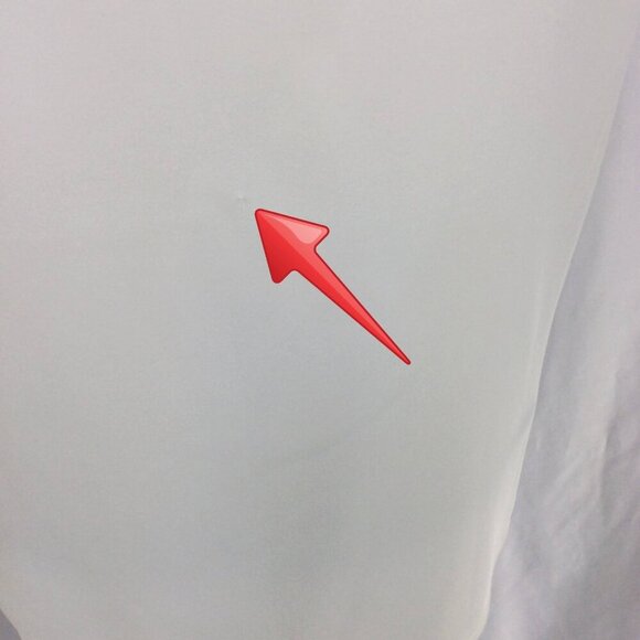 Tommy Hilfiger Camisole Tank Top Womens Size Large White Ruffle Sleeveless Sheer - Picture 7 of 9